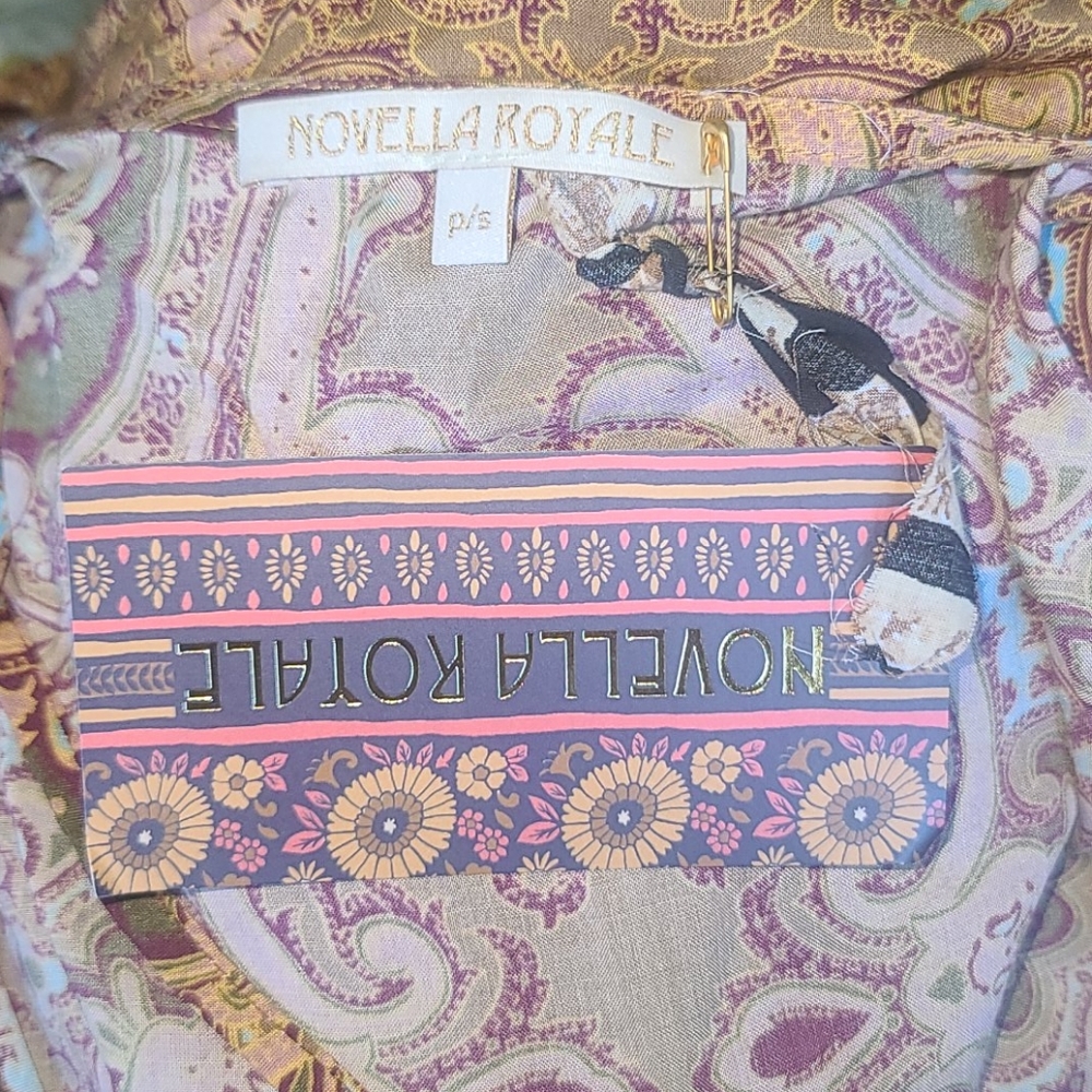 New Novella Royale Margot Caftan Rust Moroccan Sun - Picture 10 of 16